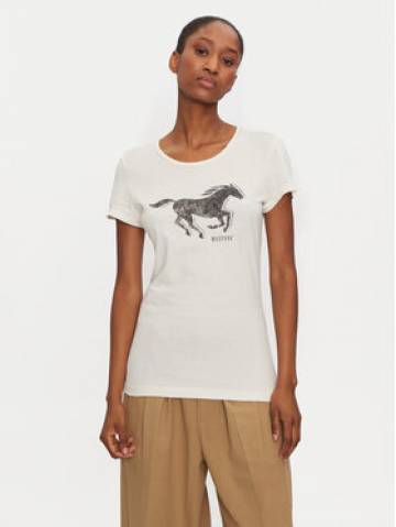 Mustang Футболка Loa 1015450 Білий Slim Fit Mustang Футболка Loa 1015450 Білий Slim Fit