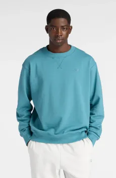 Мужской бирюзовый свитшот Athletics French Terry Бирюзовый L New Balance MT41506AAZ