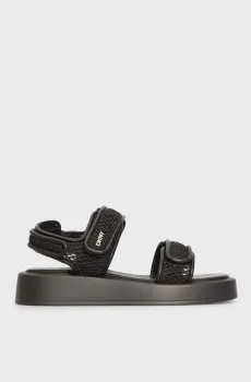 Женские черные сандалии Черный 37 DKNY K1514238