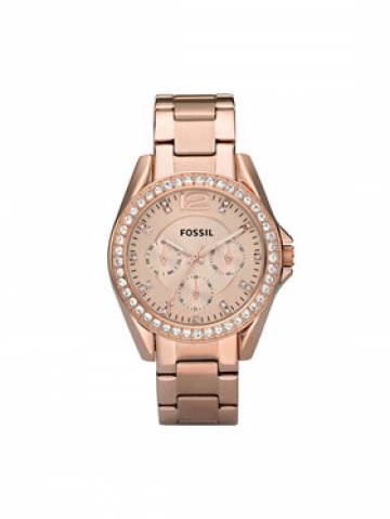 Fossil Годинник Riley ES2811 Рожевий Fossil Годинник Riley ES2811 Рожевий