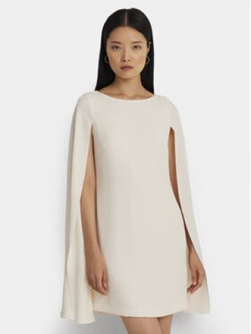 Lauren Ralph Lauren Коктейльна сукня 253855210006 Écru Relaxed Fit Lauren Ralph Lauren Коктейльна сукня 253855210006 Écru Relaxed Fit
