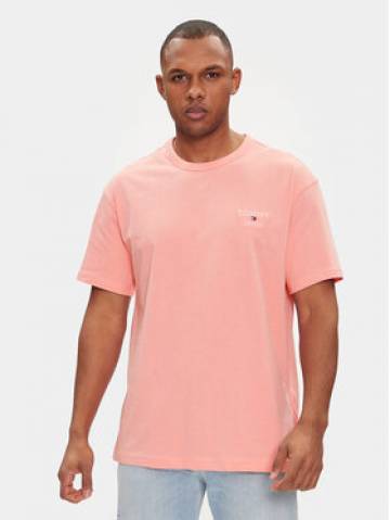 Tommy Jeans Футболка DM0DM18872 Рожевий Regular Fit Tommy Jeans Футболка DM0DM18872 Рожевий Regular Fit