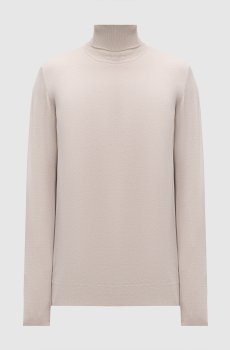 Бежевый гольф из кашемира