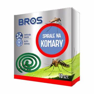 Спирали от комаров Bros, защита до 8 часов, 10 шт