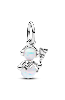 Намистина "Опаловий сніговик"