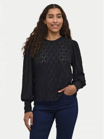 Kaffe Блузка Tine 10509099 Чорний Regular Fit Kaffe Блузка Tine 10509099 Чорний Regular Fit