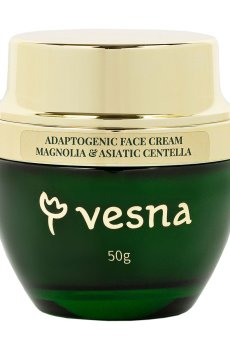 Крем для лица Vesna Adaptogenic Face Cream Магнолия и центелла азиатская, 50 г