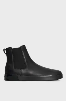 Мужские черные кожаные челси HYBRID CHELSEA BOOT Черный 40 Calvin Klein HM0HM01212