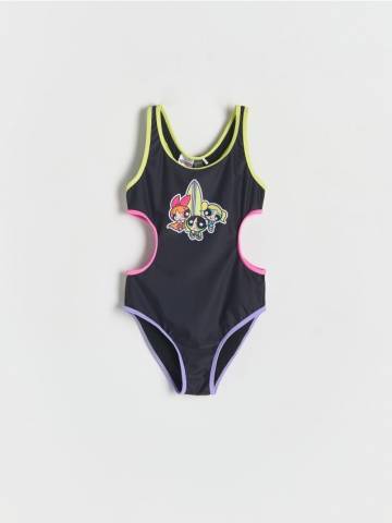 Reserved - GIRLS` SWIMMING SUIT - чорний - 693EB-99X Reserved - GIRLS` SWIMMING SUIT - чорний - 693EB-99X