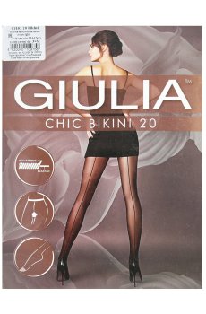 Колготки женские Giulia Chic Bikini 20 DEN, Diano, размер 3