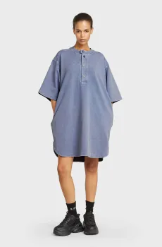 Женское голубое платье Balloon Голубой S G-Star RAW D26079,D966