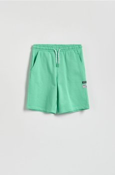 Reserved - Бавовняні шорти - жовто-зелений - 346BF-71X