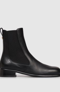 Черные кожаные челси Avenue