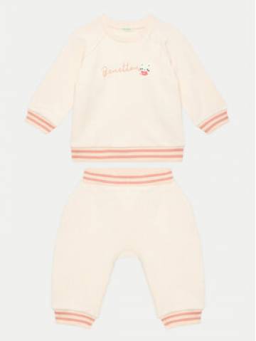 United Colors Of Benetton Спортивний костюм 32KNAK00Q Рожевий Regular Fit United Colors Of Benetton Спортивний костюм 32KNAK00Q Рожевий Regular Fit
