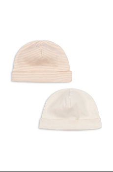 Хлопковая шапочка для младенцев Fanga Fontana FIO STRIPE 2 PACK BEANIE OCS 2 шт