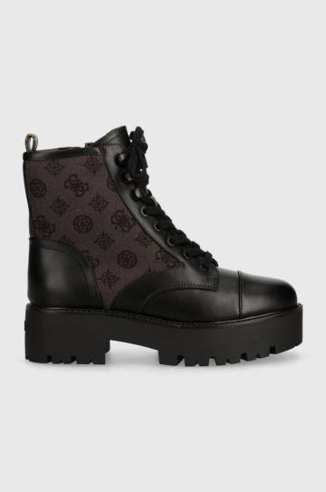 Полусапожки Guess VAINA2 женские цвет чёрный на плоском ходу FLTSL2 FAL10 Полусапожки Guess VAINA2 женские цвет чёрный на плоском ходу FLTSL2 FAL10