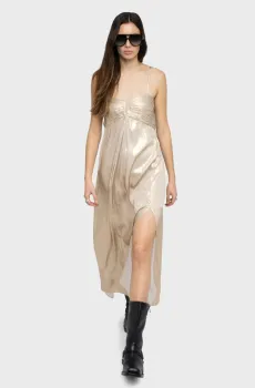 Женское золотистое платье Rippie Золотой XS ZADIG&VOLTAIRE WWDR02613_GOLD