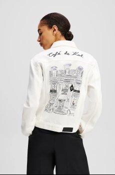 Хлопковая джинсовая куртка Karl Lagerfeld