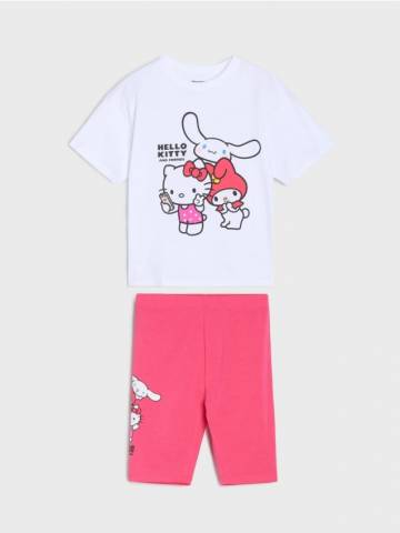 Трикотажний комплект Hello Kitty - різнобарвний Трикотажний комплект Hello Kitty - різнобарвний
