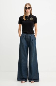 Хлопковое поло Versace Jeans Couture