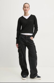 Свитер с примесью шелка Guess Jeans