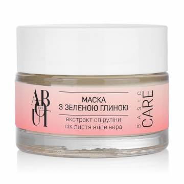 Маска с зеленой глиной ABOUT face для комбинированной и жирной кожи, 50 мл Маска с зеленой глиной ABOUT face для комбинированной и жирной кожи, 50 мл