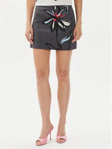 Desigual Cпідниця-міні Caramelo 24WWFWX2 Сірий Regular Fit Desigual Cпідниця-міні Caramelo 24WWFWX2 Сірий Regular Fit
