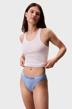 Женские голубые трусики BIKINI Голубой L Calvin Klein LV00QD5291