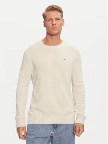 Tommy Jeans Светр Essential DM0DM18370 Бежевий Slim Fit Tommy Jeans Светр Essential DM0DM18370 Бежевий Slim Fit