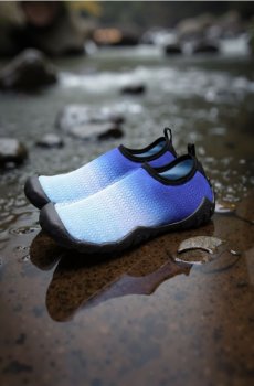 Пляжне взуття з градієнтним візерунком - блідо-зелений