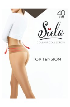 Колготки женские Siela Collant Collection Top Tension 40 Den, Tabaco, размер 2