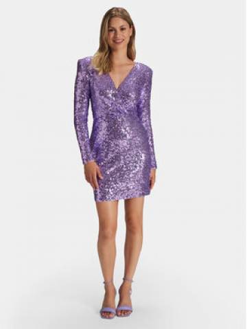 Swing Коктейльна сукня 5AG13800 Фіолетовий Slim Fit Swing Коктейльна сукня 5AG13800 Фіолетовий Slim Fit