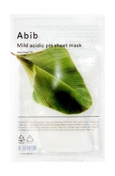 Тканевая маска для лица Abib Mild Acidic pH Sheet Mask Heartleaf Fit, 30 мл