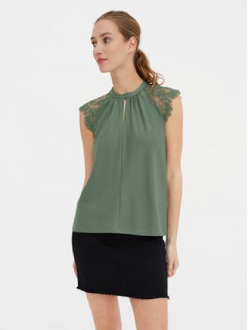 Vero Moda Блузка Milla 10226072 Зелений Regular Fit Vero Moda Блузка Milla 10226072 Зелений Regular Fit
