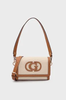 Женская бежевая сумка SEBINA Бежевый ONESIZE Guess HWAG9524190