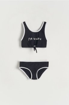 Reserved - Дитячий роздільний купальник - чорний - 2486U-99X