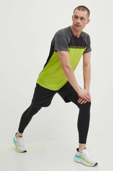 Спортивная футболка The North Face цвет зелёный узорный NF0A87TYWIP1 Спортивная футболка The North Face цвет зелёный узорный NF0A87TYWIP1