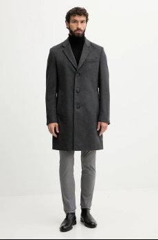Шерстяное пальто BOSS H-Hyde-254