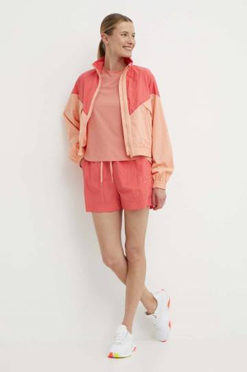 Спортивная куртка Casall Color Block цвет оранжевый переходная oversize Спортивная куртка Casall Color Block цвет оранжевый переходная oversize