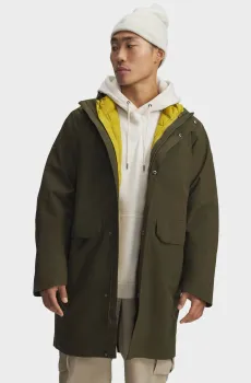 Мужская оливковая парка (3в1) UA Legend Insulate 3-IN-1 Оливковый M Under Armour 6005687-308
