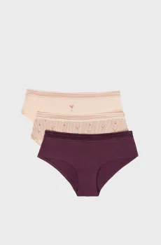 Женские трусики-шортики JACKIE LACE Разноцветный XS Etam 6556750