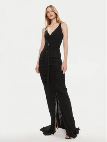 Elisabetta Franchi Вечірня сукня AB-590-42E2-V760 Чорний Slim Fit Elisabetta Franchi Вечірня сукня AB-590-42E2-V760 Чорний Slim Fit