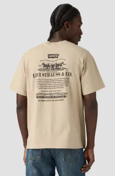 Мужская бежевая футболка Бежевый XL Levi’s® 87373;0217