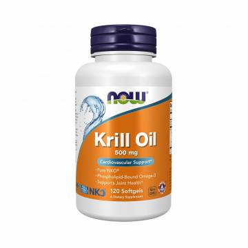 Масло криля NOW foods Krill Oil 500 мг, 120 капсул Масло криля NOW foods Krill Oil 500 мг, 120 капсул