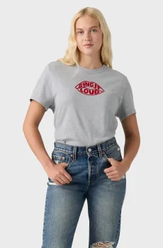 Женская серая футболка Серый XS Levi’s® 005GV;0068