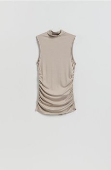 Reserved - Обтислий топ - бежевий - 788KL-08X