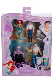 Набор с мини-куклами Disney Princess Русалочка Морская история, от 3 лет, 30*23*6 см (JBL32)