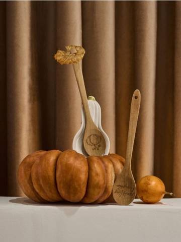 Лопатки для салату, 2 шт. - бежевий