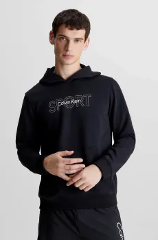 Мужское черное худи GRAPHIC SWEAT Черный M Calvin Klein 00GMS4W339