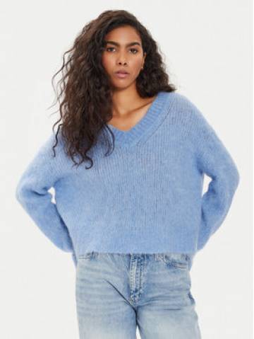 American Vintage Светр Bymi BYM18AE24 Голубий Regular Fit American Vintage Светр Bymi BYM18AE24 Голубий Regular Fit
